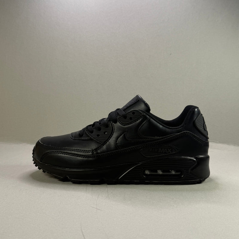 Nike Air Max 90 "Triple Black Leather"