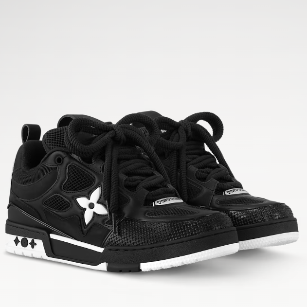 LV Skate Sneaker “Black And White”