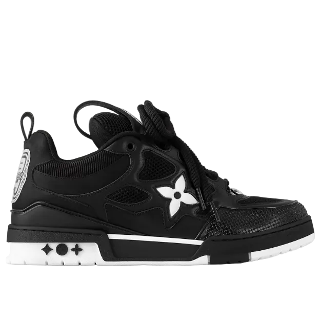 LV Skate Sneaker “Black And White”
