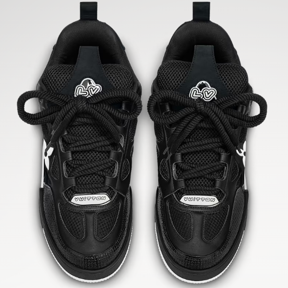 LV Skate Sneaker “Black And White”